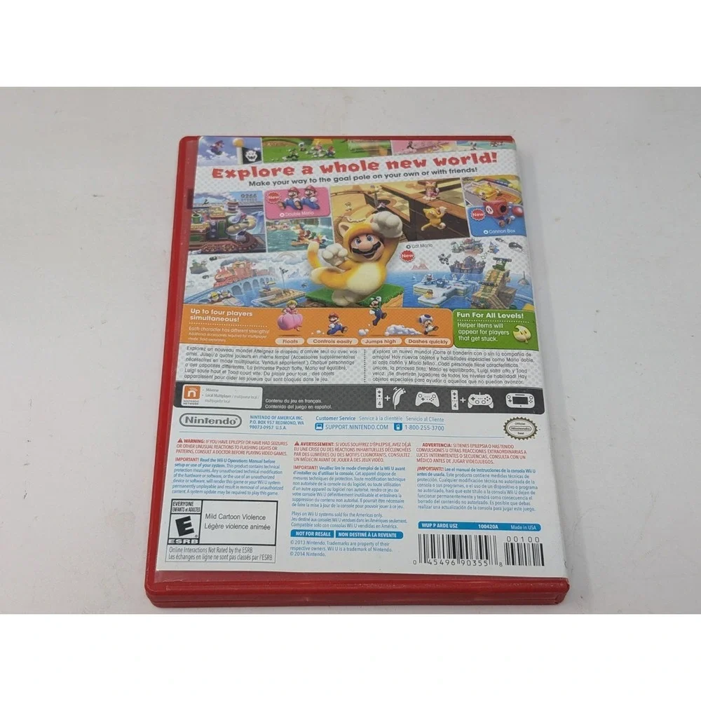 Super Mario 3D World (Nintendo Wii U, 2013)‎